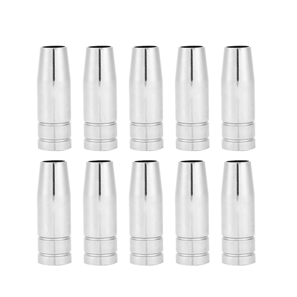 

10pcs Nozzles MIG Welder Consumable Accessory Fit for 15AK Torch Gun