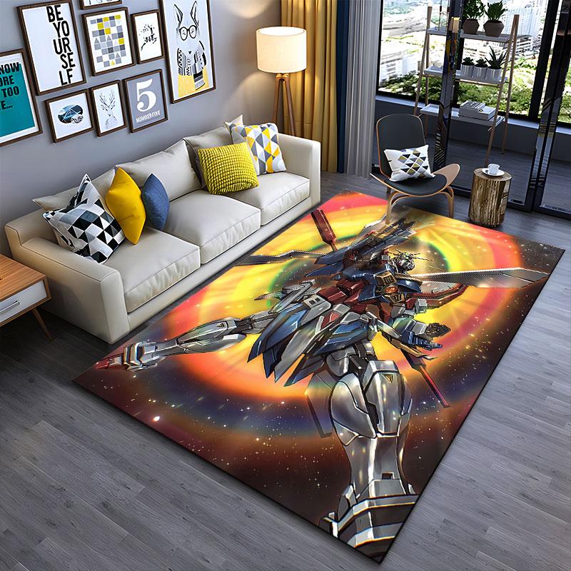 "Colorful Mecha Hero Design" suitable as a non-slip mat for the living room or bedroom sofa