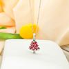 Christmas Necklace Women Titanium Steel Festive Design Trendy Accessory