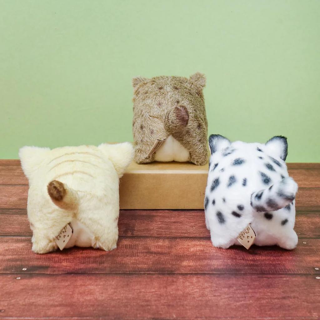 Naitou Design Pochamaru Feline Series (S) Sand Cat Plush Toy, Approx. 10cm Tall