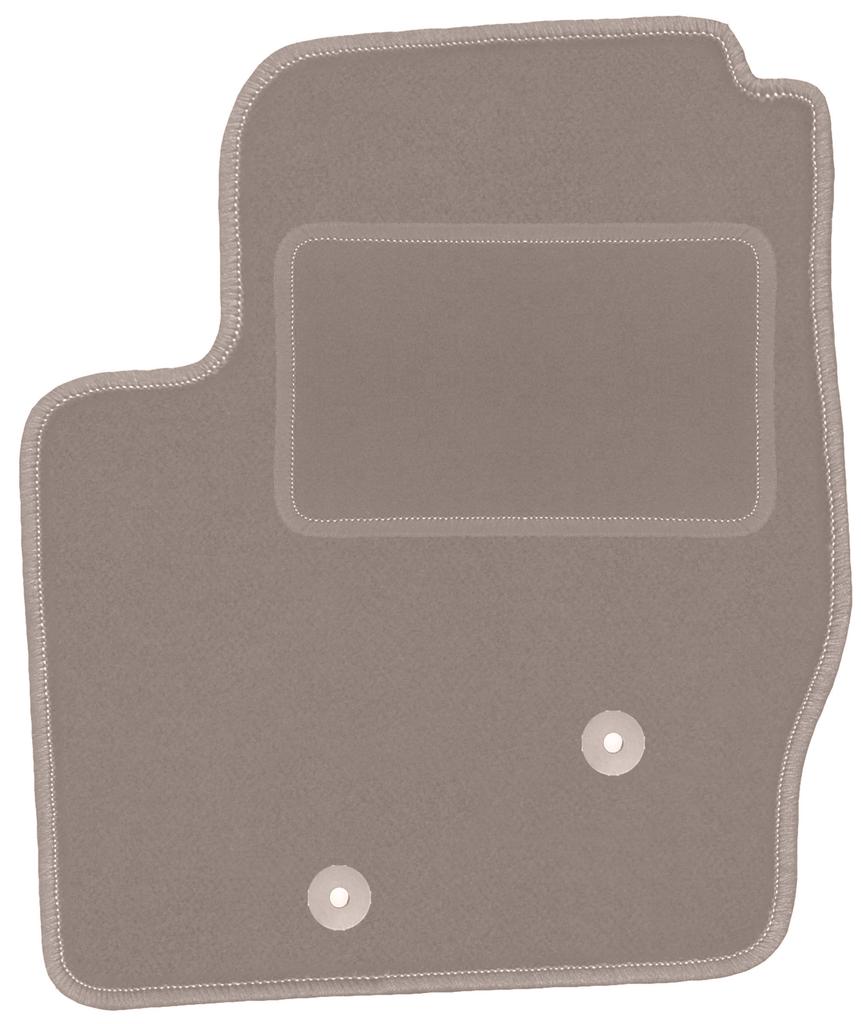 Alfombrilla de conductor beige para: Volvo XC90 I SUV 7 plazas (2002-2014)