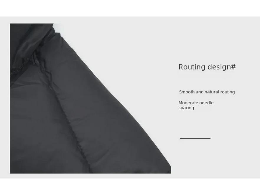 Geacă scurtă cu glugă pentru bărbați de marcă - Toamnă/Iarnă, Guler înalt, Stil subțire