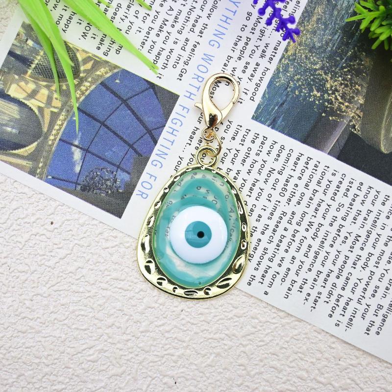 Creative Turkish Evil Eye Pendant Keychain Resin Exquisite Backpack Pendant Hanging Decoration Accessories Gifts