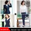 2025 Stylish Luxury Striped Suit Set: Slimming Professional Aviation & Rail Crew Uniform