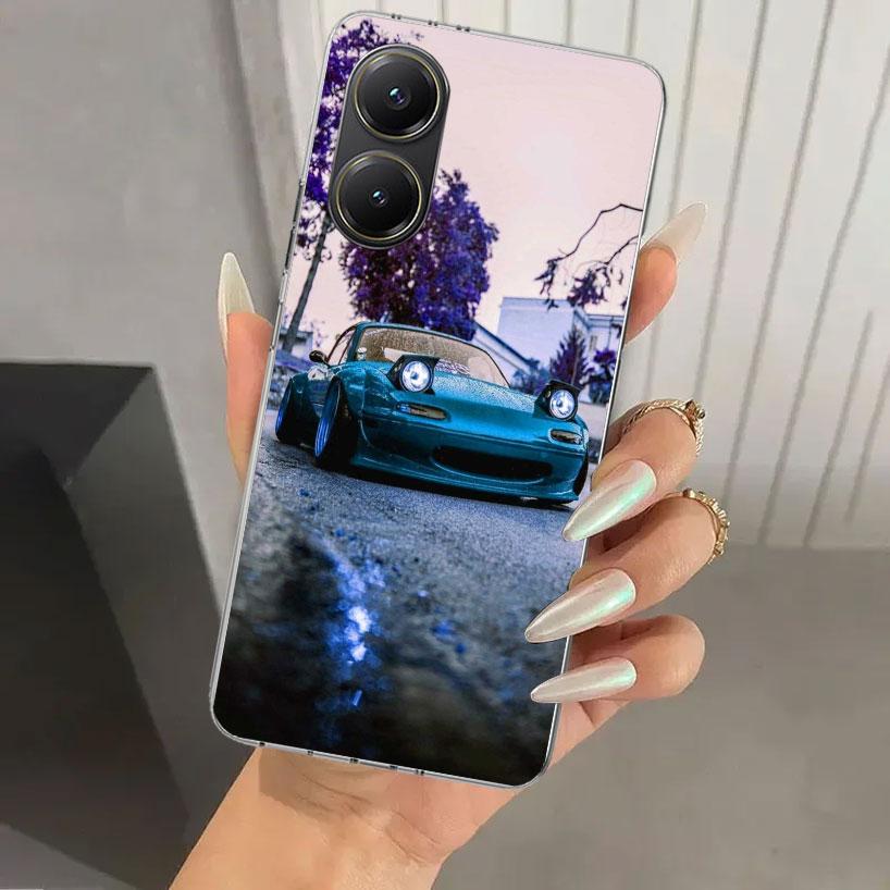 

JDM Car MX5 Cute Phone Case for Xiaomi Poco X5 X6 X7 Pro F7 Ultra M7 Redmi 15 15C 13 13C 12 12C 10 10A 10C 9 9A 9C 9T Shell Poco Redmi 15C (173)