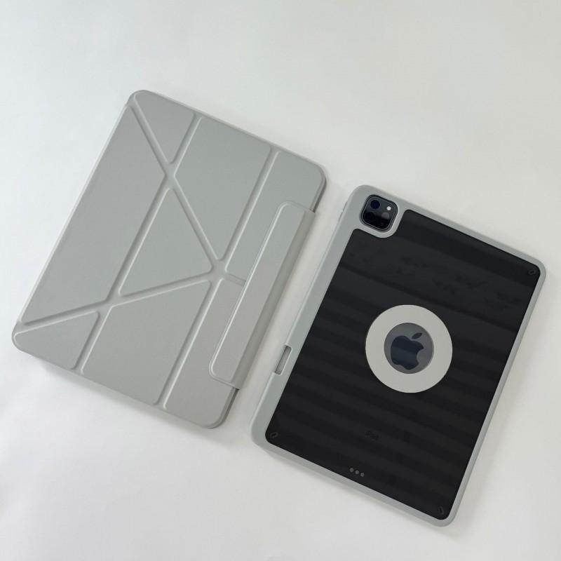 Slim Acrylic IPad Case With Stand Function Pro 11 Air 5 4 10.2 Inch Detachable Dual-Side Cover Magnetic Sleep Wake