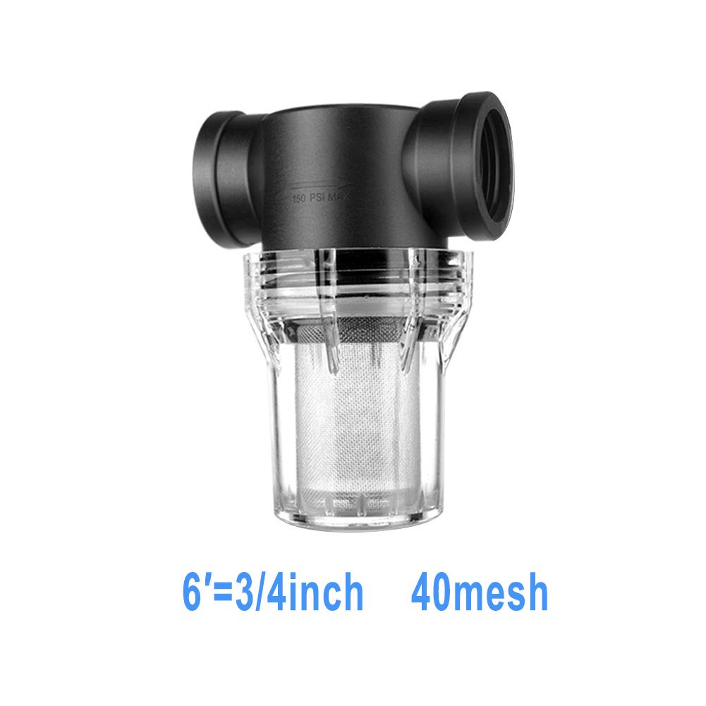 Garden Watering Filter 40 80 Mesh Inline Mesh Strainer Water Pump Filter Screen Garden Irrigation System Water Pipe Filter