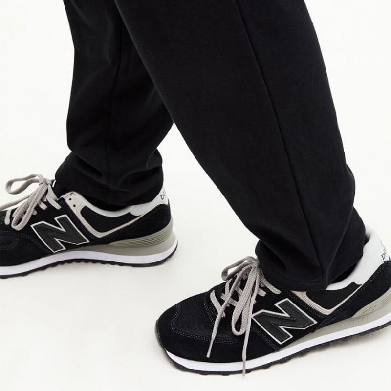 New Balance Nbmle21013 Uni Essential Single Mesh Standard Pants Standard Fit  Black 