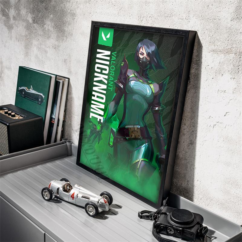 Game Valorant Character Nicknname Picture For Room Living Wall Art Home Decor Canvas Painting Print Poster Game Enthusiasts Gift