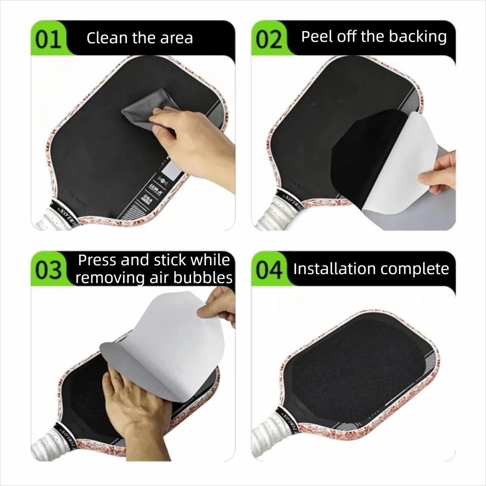 2Pcs Non-slip Paddle Grit Surface Tape Ultra-light Racket Surface Frosted Sticker  Sports Gear