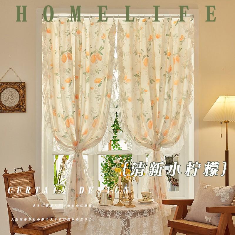 French Lace Curtains Semi Sheer Light Filtering No Drill Bedroom Living Room