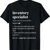 T-shirt Spécialiste de l'inventaire Définition de dictionnaire drôle