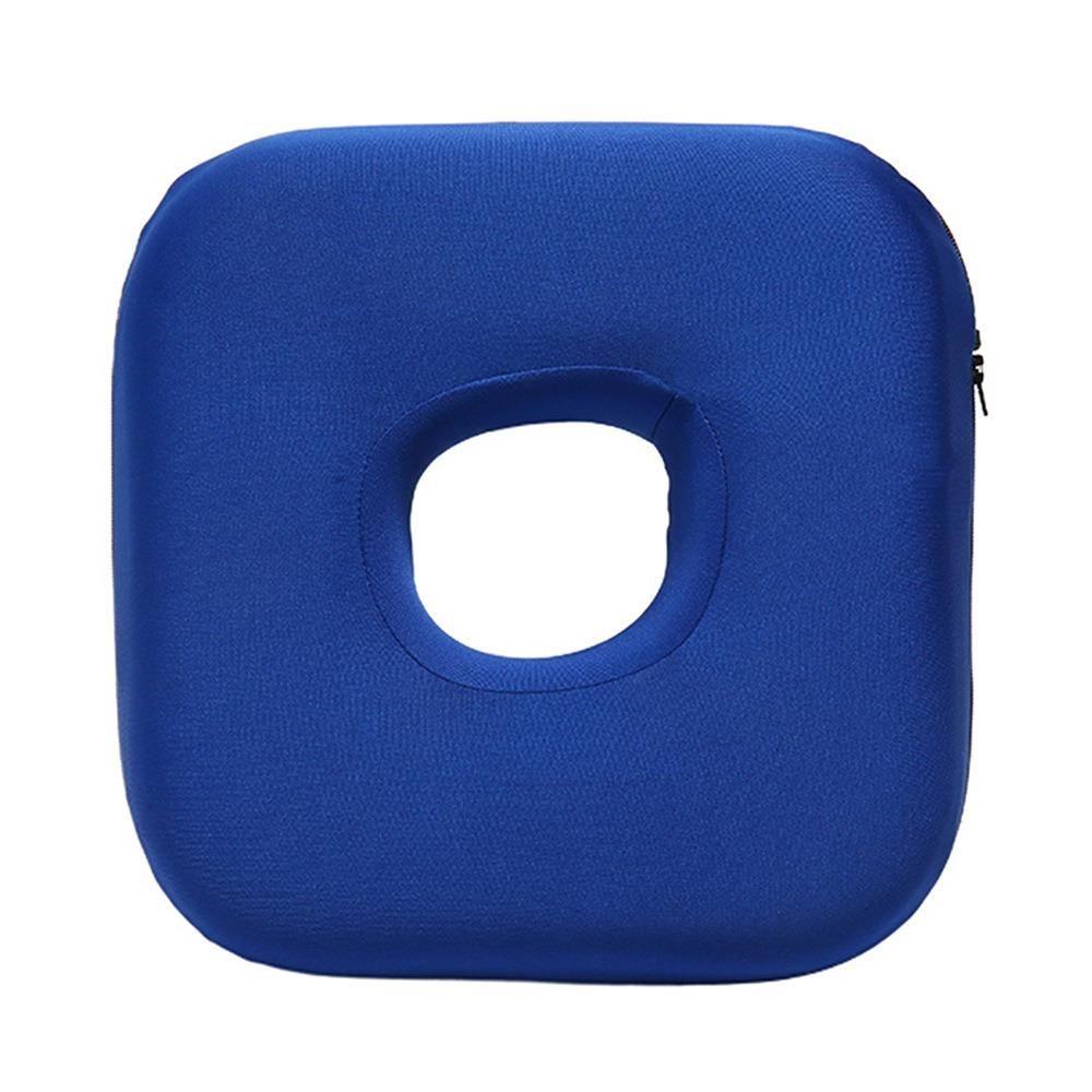 Foam Ear Piercing Pillow Hollow Design Slow Rebound Ear Hole Donut Pillow Comfortable Round/Square Shape Side Sleeper Pillow