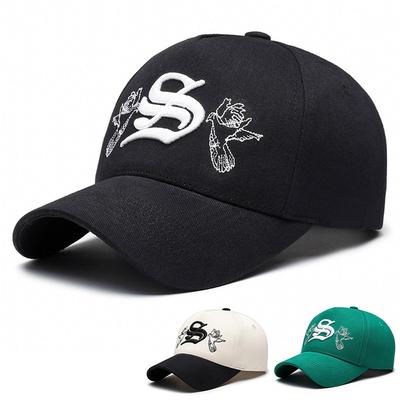 Four Seasons Women Baseball Cap Embroidered Letters Outdoor Sun Hat Men Cap