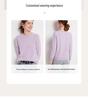 Women's Plus Size 100% Wool Thickened Round Neck Sweater - Winter Solid Color Pullover