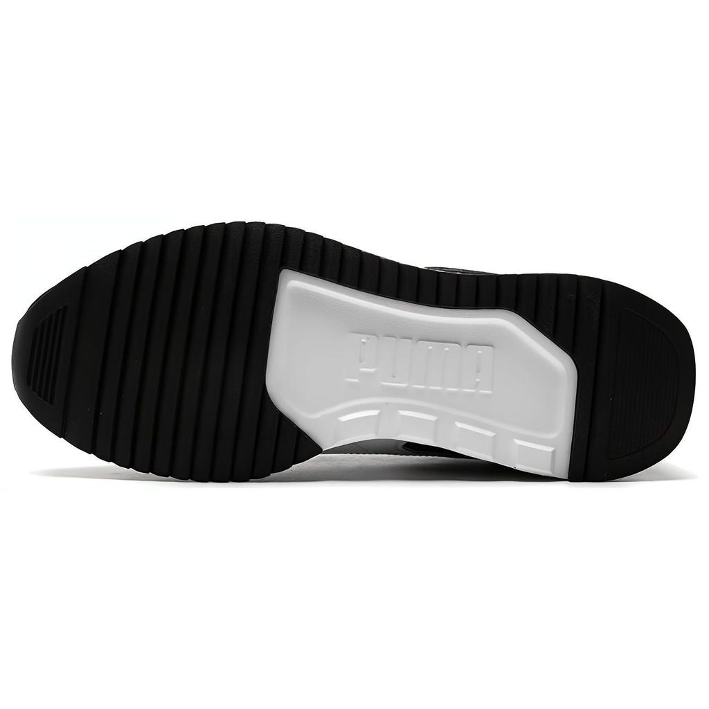 Puma Turin 3 Stoff Synthetikleder Herbstmode Vielseitig Bequem Low-Top Lifestyle Freizeitschuhe Unisex Freizeitschuhe Schwarz 397149-01