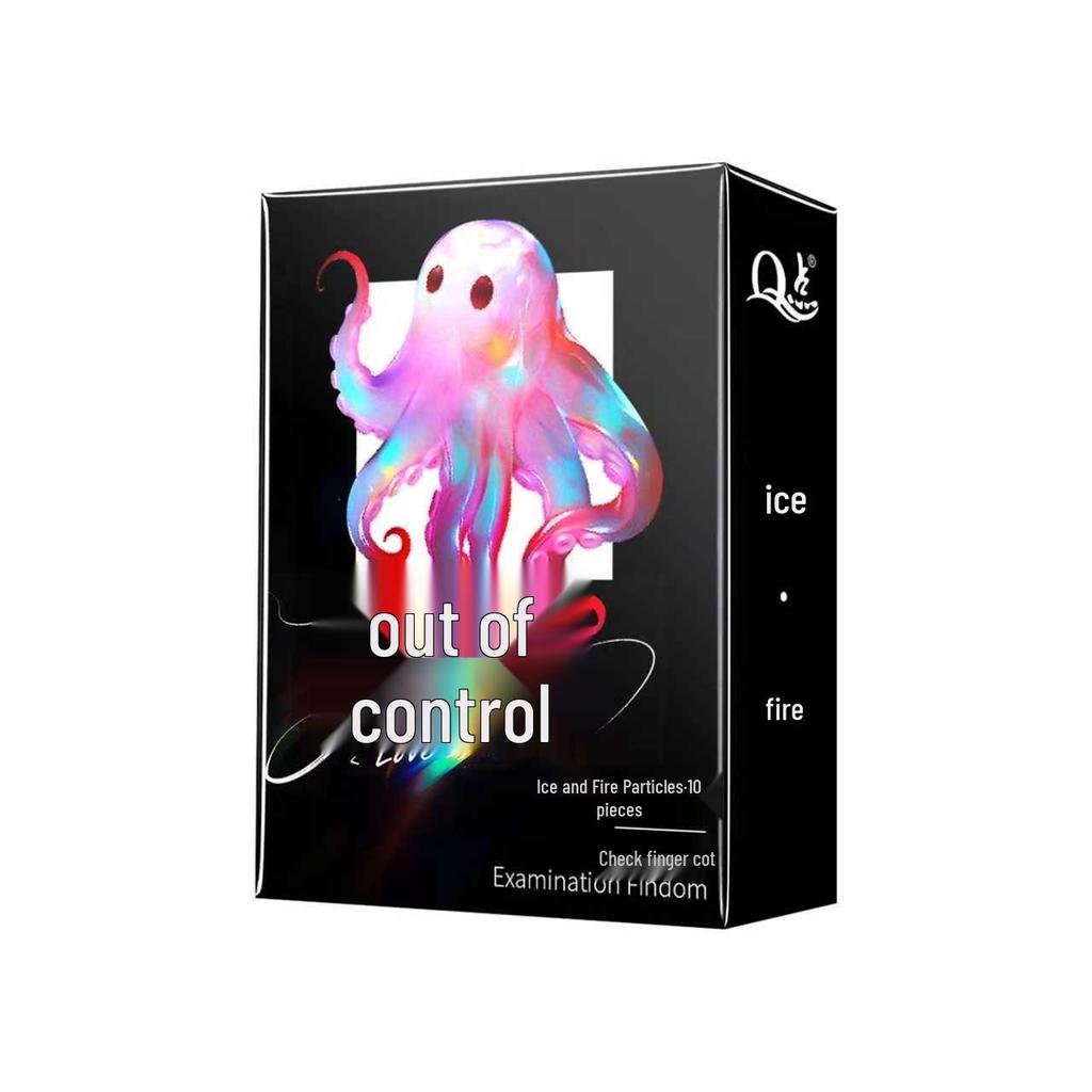 Q Point Thorn Set: Erotic Couples' Condoms with Large Particles, 2pcs/pack