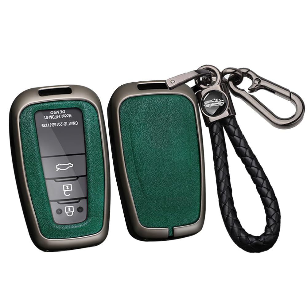 smart key key key key Suitable for Toyota Land new new Corolla new Prado 150 stylish Toyota-specific case, holder, cover, protection. Cruiser, Camry, зелёный