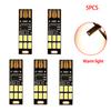 5/10/20PCS Mini 5730 USB 6 LED Light 5V Touch Sensor Dimmable Night Light for Power Bank Computer Laptop Book Reading Table Lamp