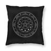 Pagan Calendar Wheel Of The Year Square Pillowcase Polyester Linen Velvet Creative Zip Decor Car Cushion Cover