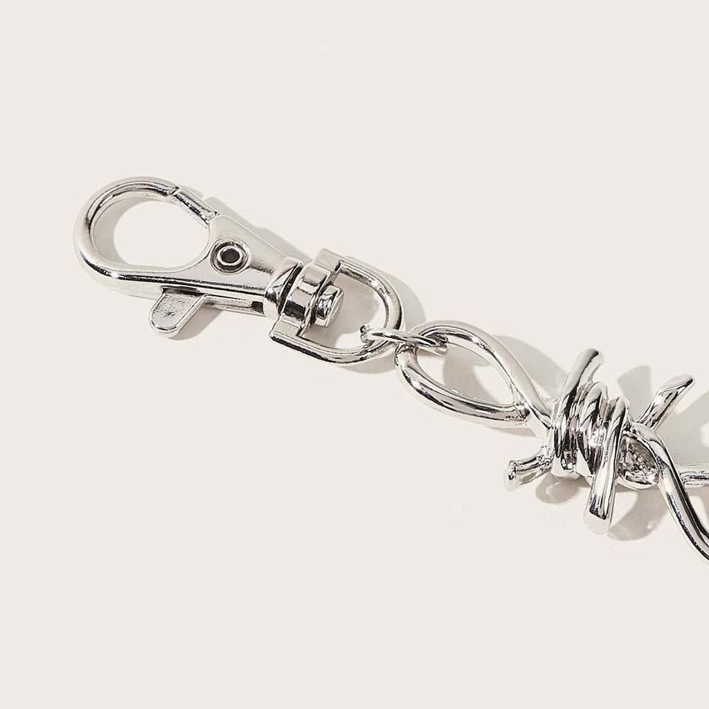 Neue Damen Taillenkette Metall Punk Handsome Persönlichkeit Dorn Hosenkette Dunkel