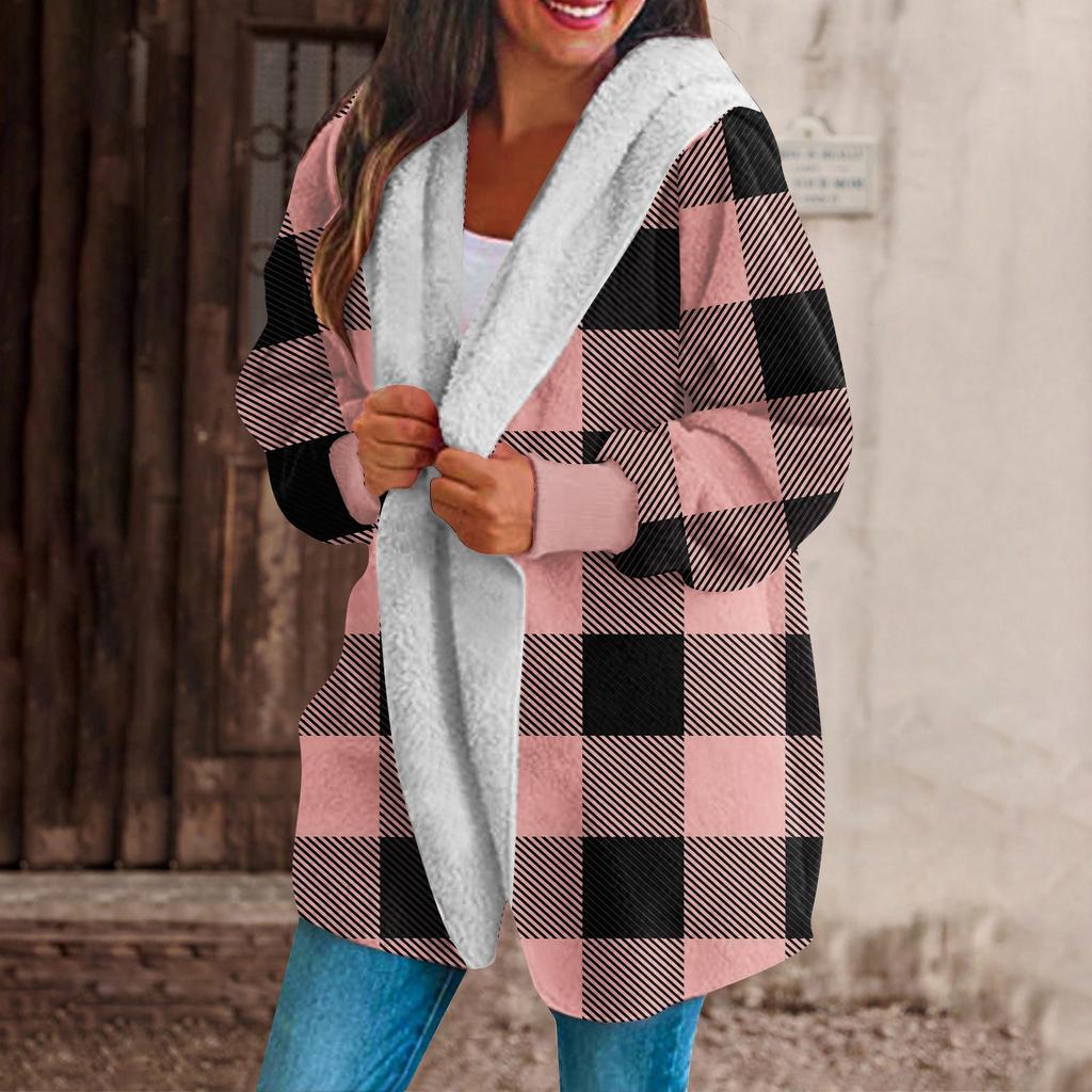 Mode Frauen Langarm Stricken Und Winter Strickjacke Pullover Einfarbig Mantel