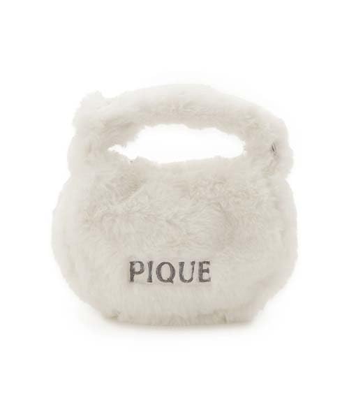 

Косметичка из экомеха с ручкой PWGB244648 OWHT [Gelato Pique]