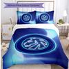 Millwall Football Printed 3 Pieces Bedding Set, Comfortable Skin Friendly Bedroom Duvet Cover Set