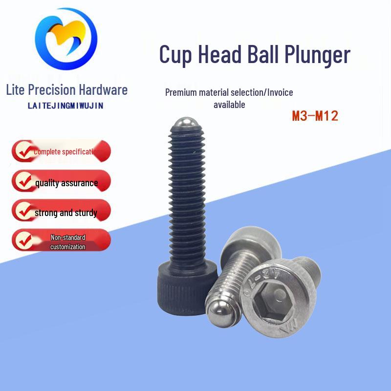 Hex Socket Spring Ball Plunger Screw BPRL VCN416 ZAK01 Bulk Stock, Discount for Large Orders