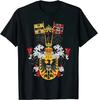 Heiliges Römisches Reich Flagge Deutscher Adler T-Shirt 100% Baumwolle Rundhals Sommer Kurzarm Freizeit Herren T-Shirt Größe S3XL