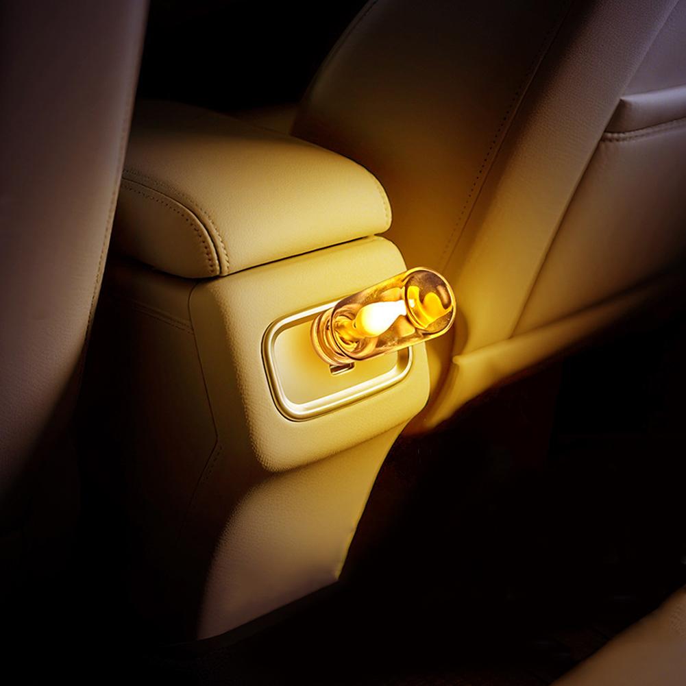 Universelle Auto-USB-LED-Kerzenstil-Lampe Retro 5V LED-Birnen Regenbogenfarbe Glühbirnen-Atmosphäre Dekorationslicht