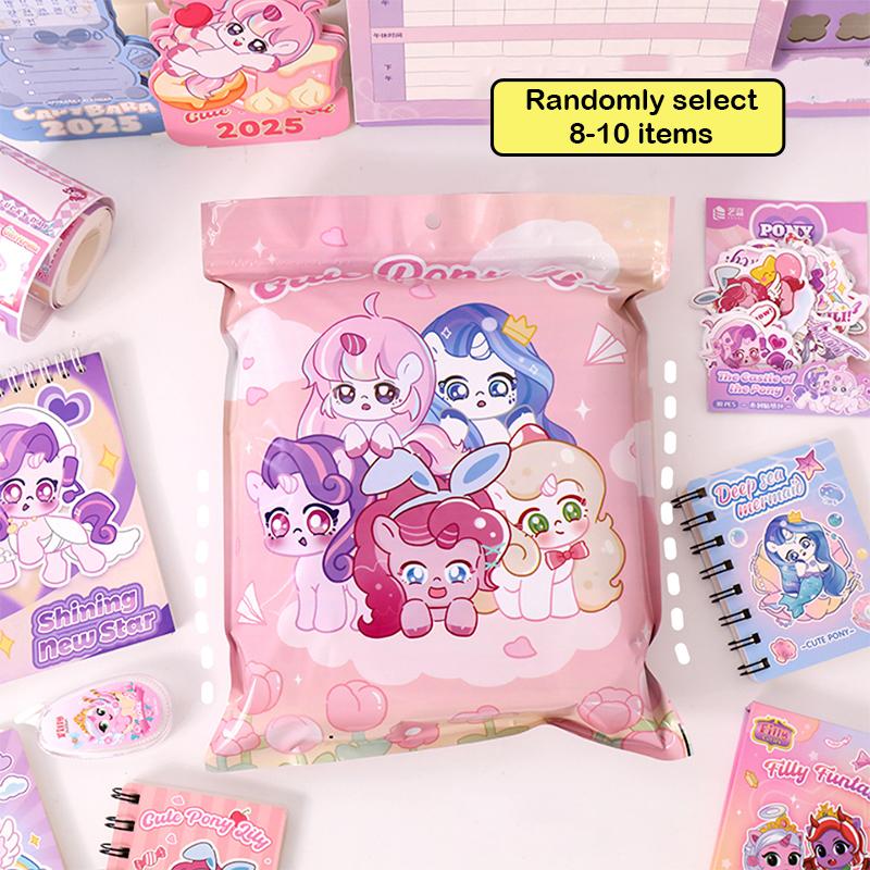 1 Sett Kreativt Søtt Liten Bjørn Skrivesett Tegneserie Skrivesaker Overraskelsespose Bursdagsgaver Morsomt Skrivesett Skoleutstyr