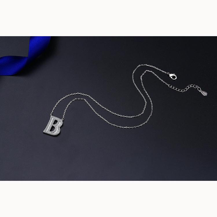 26 Letters of The Alphabet Necklace Female Romantic Travel with The Same Short Section of The Collarbone Chain Valentine's Day Gifts Necklace