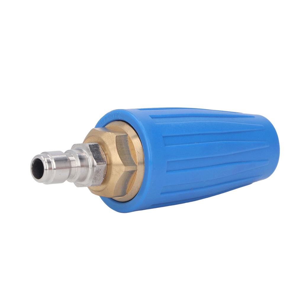 1 4in High Pressure Washer Turbo Nozzle 3600PSI 3.0 GPM Rotating Spray Tip Quick Connection Cleaning Tool