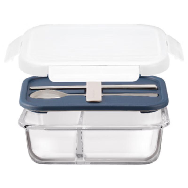 LocknLock Divided Glass Lunch Box