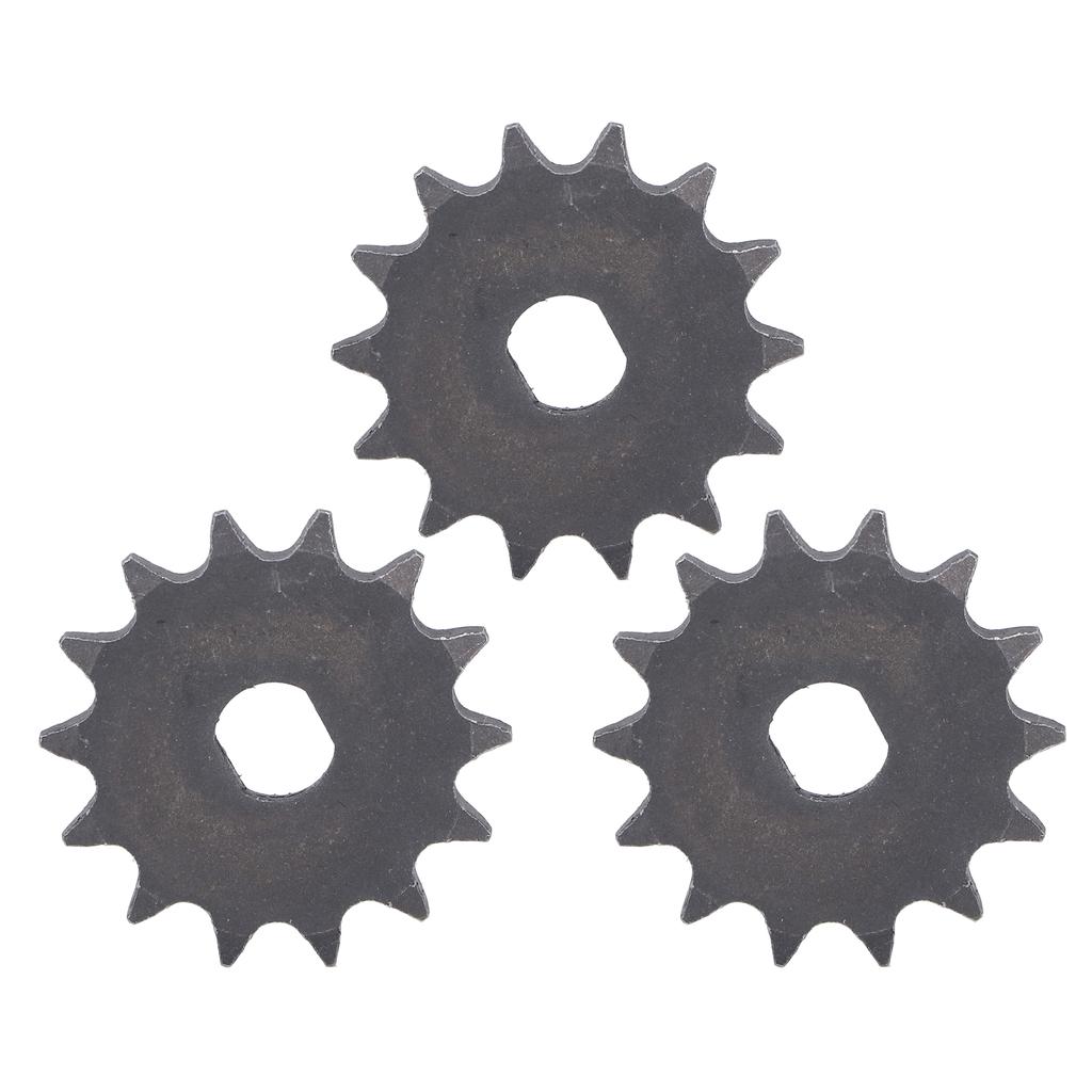 3PCS T8F 14T Motor Sprocket 10mm Steel Motor Engine Sprocket for Go Ped Electric Scooter 26CC 43CC 49CC