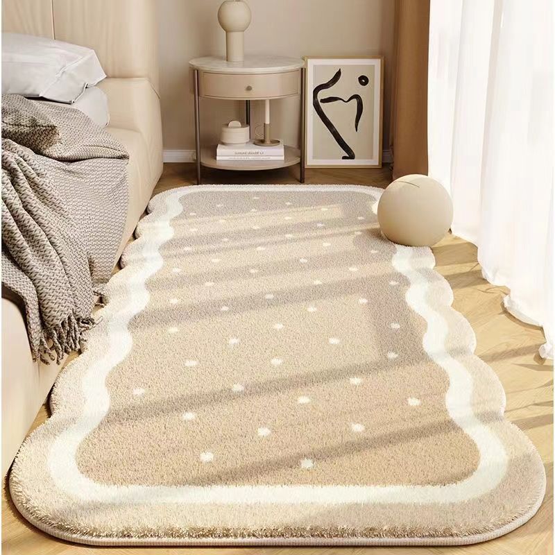 

Коврики у кровати скандинавский ковер для спальни, ванной комнаты, гостиной, нескользящий домашний декор, длинный напольный коврик 50 * 120cm