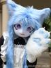 Furry Costume Animal Head Kig Wearable Headgear Fu Rui Cute Lolita Cat Ears Cos Plush Animal Head
