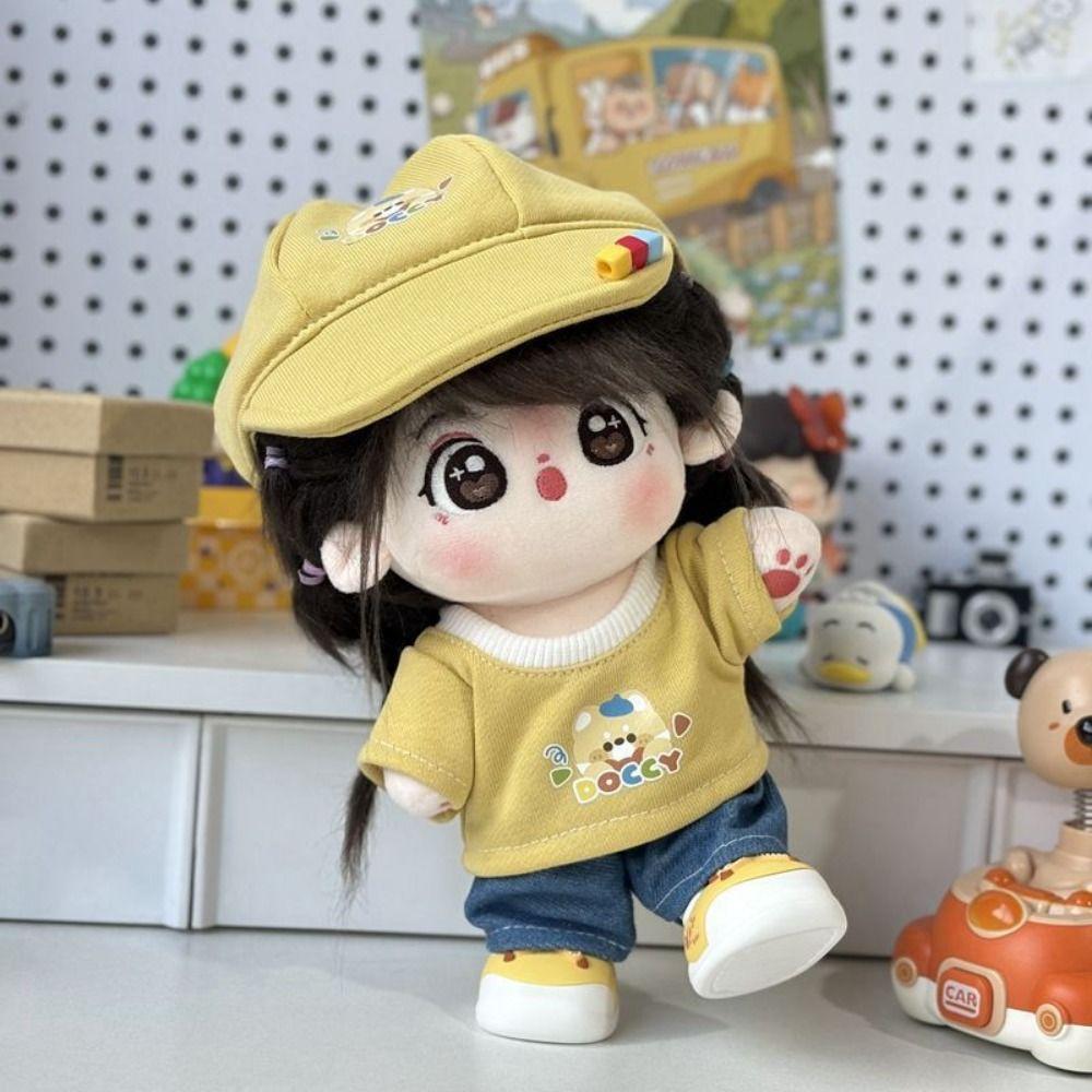 Multi Color Cotton Doll Outfit Dress Dress Up 20cm Doll Flower Dress  Cotton Doll Accessories