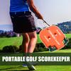 Portable Golf Score Counter Clicker, 2 Player Stroke Counter Scorer Indicator, Mini Square Score Keeper for Golf Training Competitions & Games