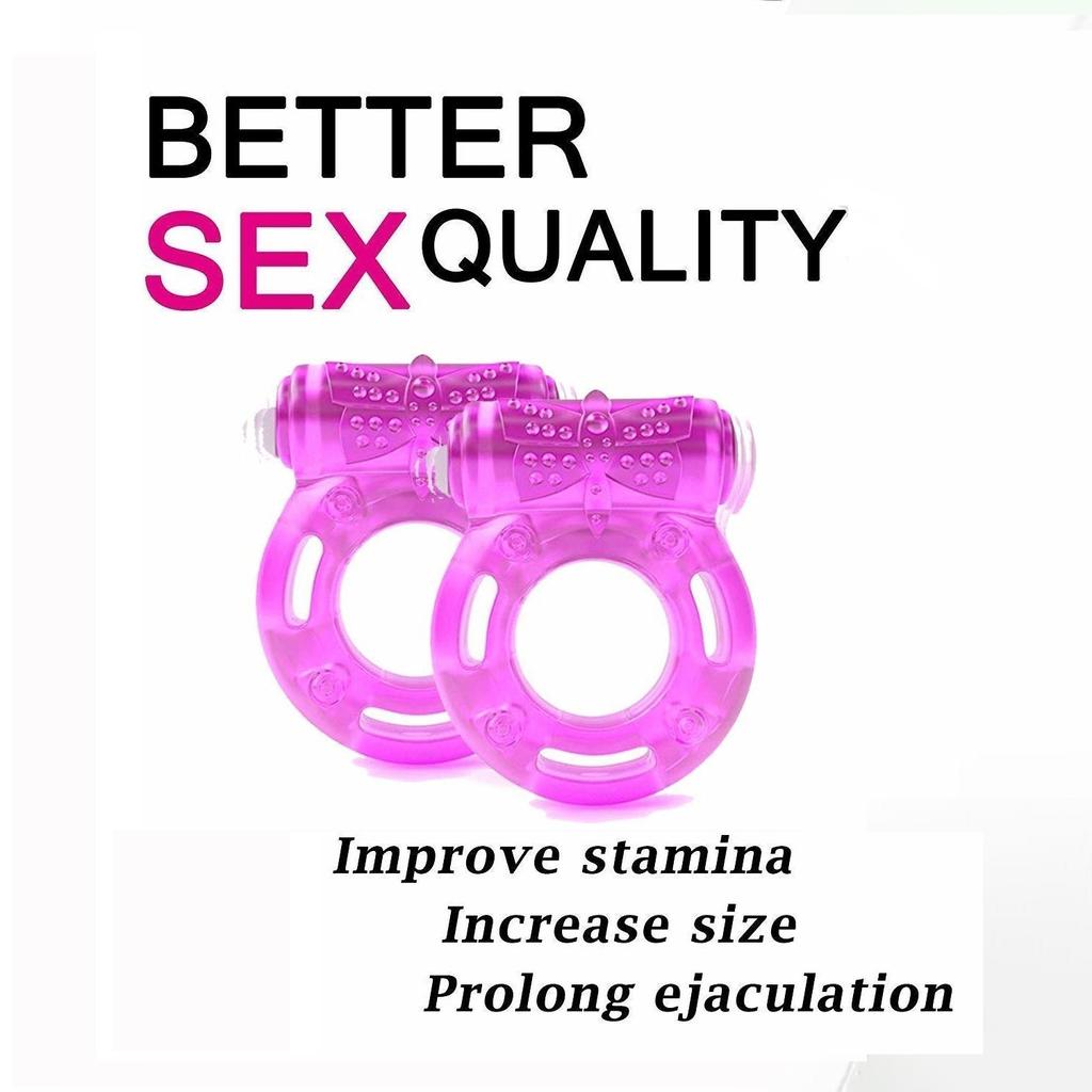 Vibrating Clitoral Stimulator Strong Penis Erect Cock Ring Cage Erection Enhance Sex Ability Product Sex Toys For Men