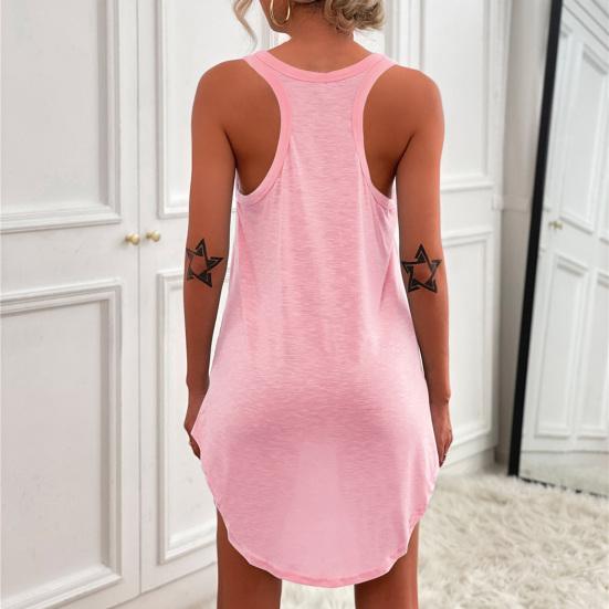 U-Ausschnitt Racerback ärmellos dehnbar dünn atmungsaktiv Damen Weste Lady Casual