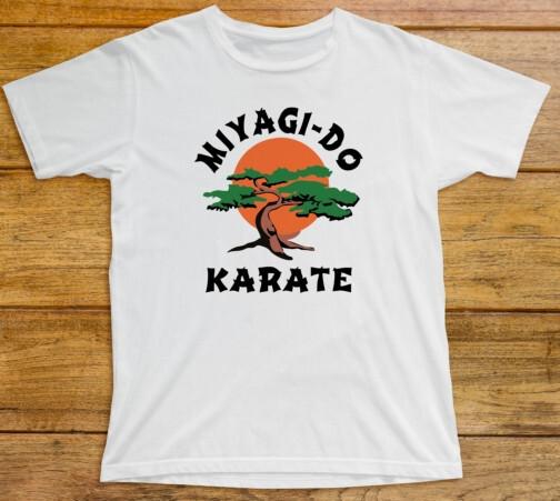Футболка Miyagi-Do Боевые искусства 80-е Фильм Каратист Кобра Кай Проект А Новый GT289 4XL