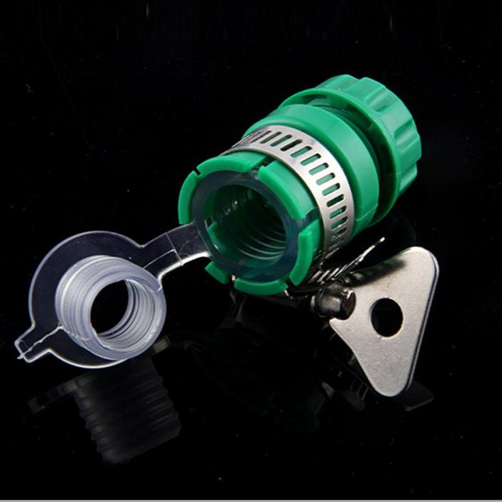 Plastic multi-functional 4-point 6-point faucet connector car washing water gun garden hose connector