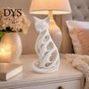 Decorative Figurines for Living Room 3D Printed Spiral Cat Figurine, Hollow Modern Abstract Sculpture Small Table Decor Coffee Desk Shelf, Minimalist