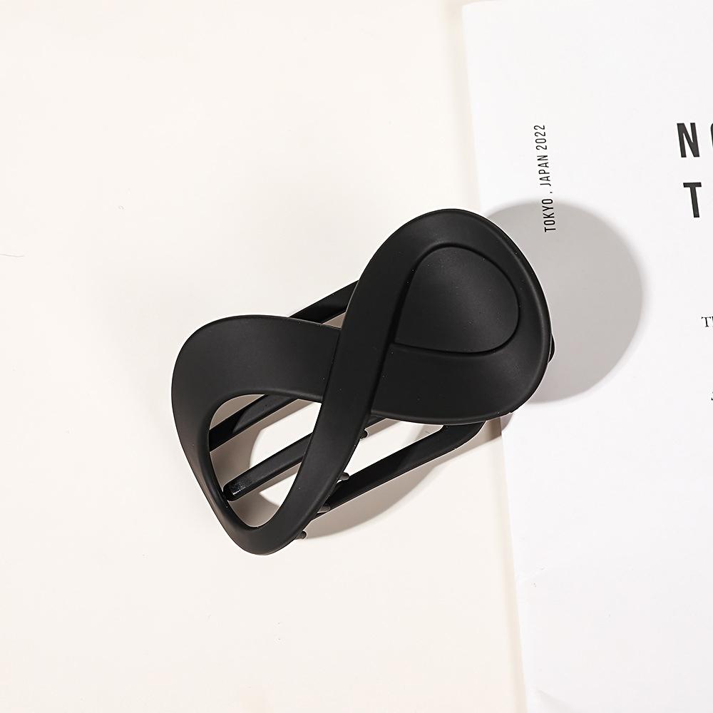 Trend PC Hair Clip Simple 8-shaped Infinity Styling Holder Shark Hair Claw Clip Hair Accessories For Women  New