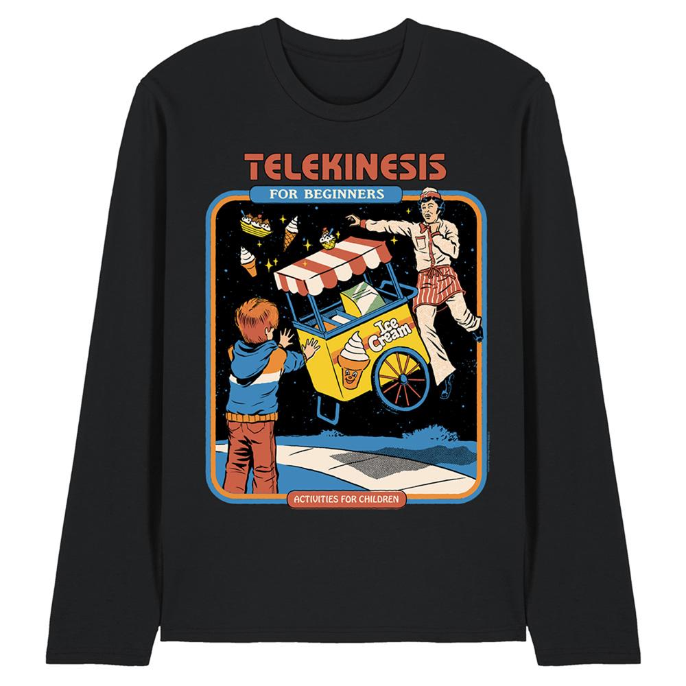 Steven Rhodes Unisex Adult Telekinesis For Beginners Long-Sleeved T-Shirt