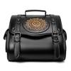 Retro Harley Motorcycle Tail Bag Pu Leather Large Capacity Knight Rear Seat Luggage Bag Modification Accessories