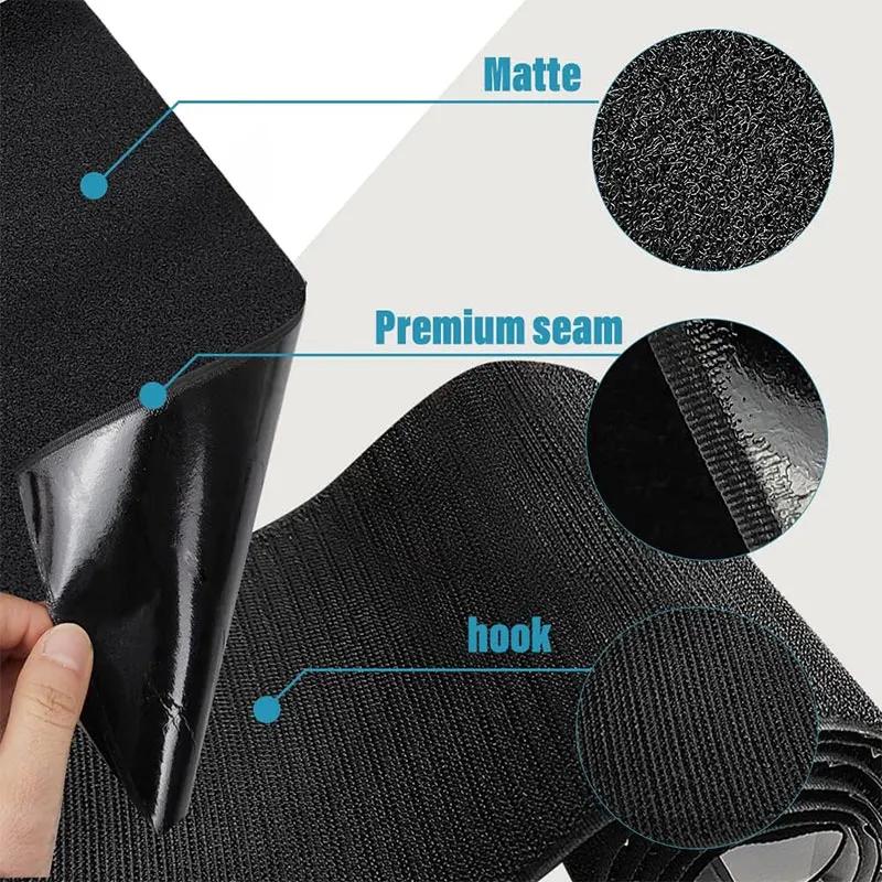 1Meter Self-Adhesive Hook and Loop Fastener Tape 10cm Nylon Double Sided Hook Loop Straps Carpet Anti Slip Rug Gripper for Home
