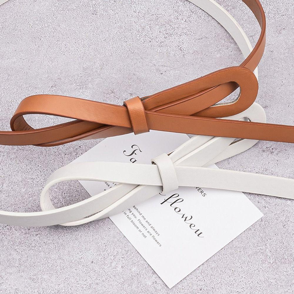 Y2k Waist Belt Alloy Buckle Dress Coat Decorative Waistband Elegant Skinny Waist Straps